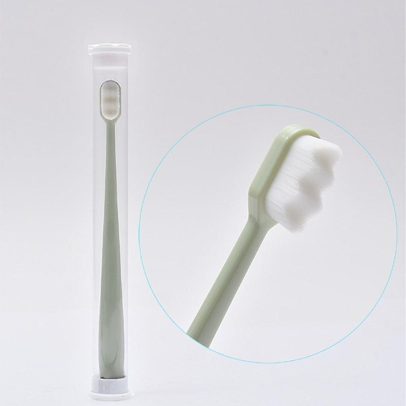 Soft Bristle Toothbrush Set For Gentle Mout Hygiene Suitable For Sensitive Teeth And Gums With Easy To Distinguish Color