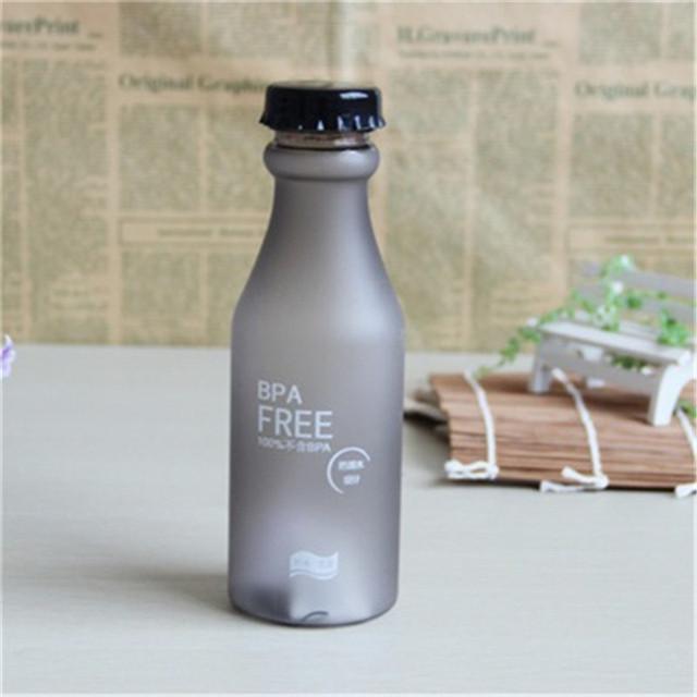 550ML Candy Color BPA Free Water Bottles Leak-proof Drinking Cup Kettle Outdoor Sports Water Bottle for Travel Running Camping