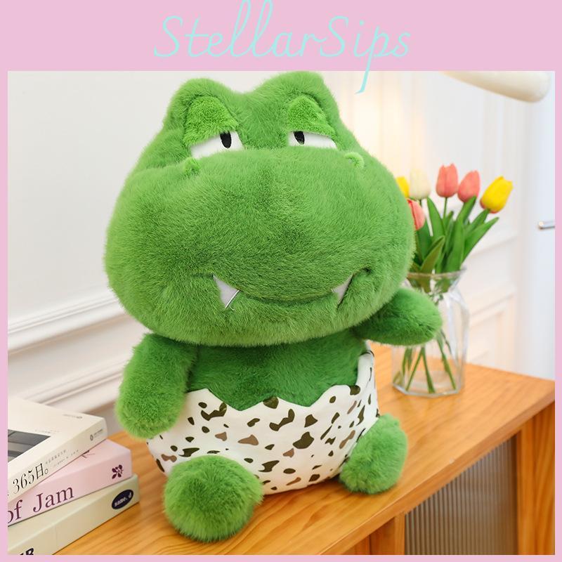 Eggshell Dinosaur Plush Toy For Kids Soft Pp Cotton Stuffed Animal Cuddly Gift For Boys And Girls