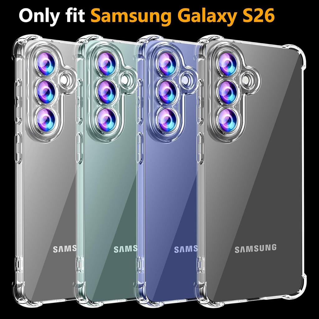 Clear Case For Samsung Galaxy S26 Edge S2 Ultra S24 Plus S23 FE S22 S21 S20 A7 A37 A17 A07 A6 A16 A06 A26 A36 G Phone Cover