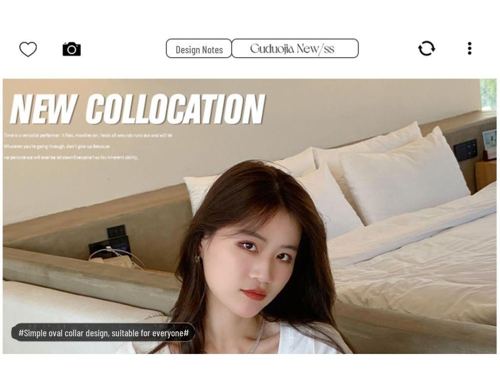 Damen Slim Fit Elastische Baumwolle Rundhals T-Shirt - Unifarben, Kurzärmelig, Figurumspielend, Perfekt für den Sommer