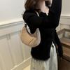 This Year's Trendy Women's Minimalist Dumpling Bag - a New Korean-style Shoulder Bag with Niche Fashion and Elegant Underarm Design.