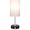 Bedroom Lamp with Smart RGB LED Bulb, Multicolor Changing Table Lamp for Bedroom with 2 USB Port, Dimmable Bedside Lamp Work with Alexa, Smart