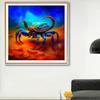 Full 5D Diy Diamond Painting <Colorful Scorpion> Diamond Embroidery Full Width Cross Stitch Home Decoration Handmade Gift