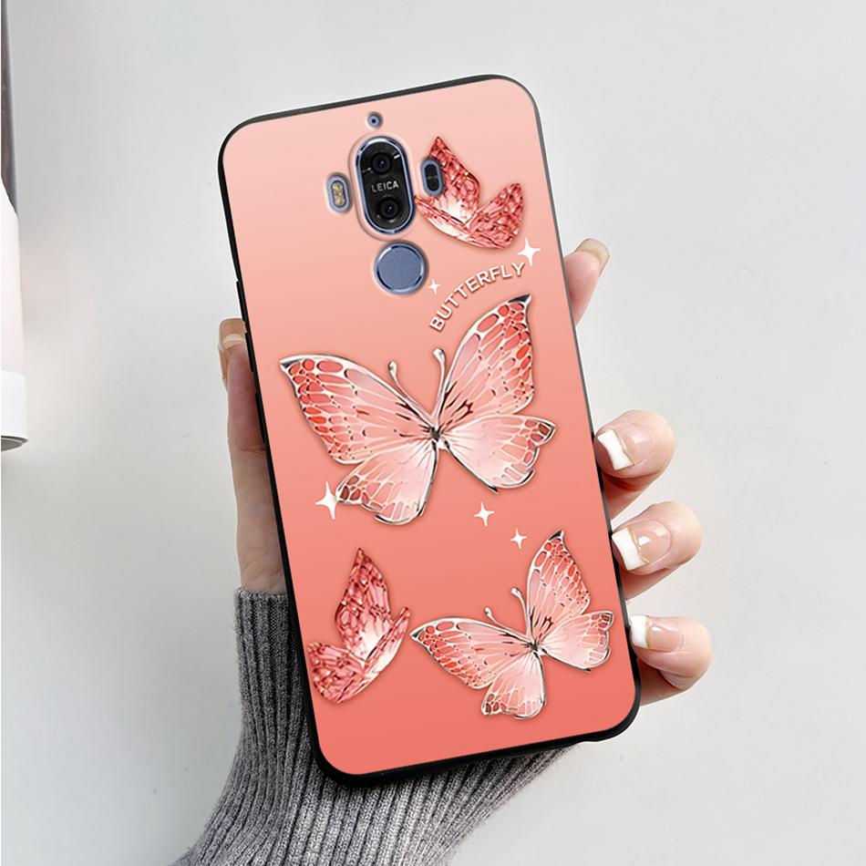 Für Huawei Mate 9 Mate9 MHA-L29 MHA-L09 MHA-AL00 Weiche Hülle Niedlicher Bär Cartoon Frosch Bemaltes TPU Handyhülle Schutzhülle Funda