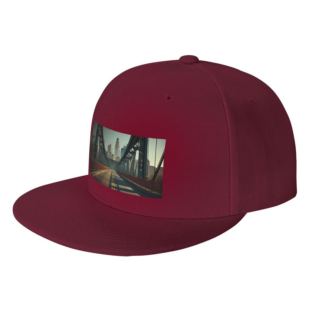 Fashion Bridge To The City Flat Brim Sun Hat Going To Work Or School Hat Womens