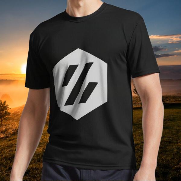 New item Voron White Logo Active Logo T-Shirt XXXXL