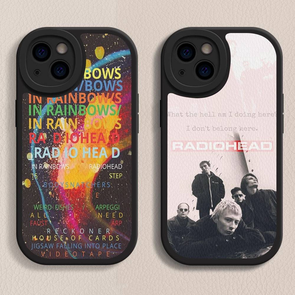 Fashion Design Radiohead Phone Case Hard Leather For iPhone 16 15 14 13 12 Mini 11 14 Pro Max Xs X Xr 7 8 Plus Fundas
