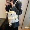 Cute Bear Backpack Versatile Trend Large Capacity Women's Bag Handbag Commuter Light Bag