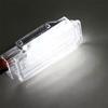 2PCS Car LED Trunk Cargo Light Footwell Under Door Glove Box Lamp For Peugeot 1007 206 207