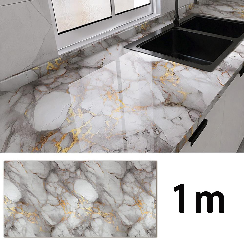 

0.55m Decorative Pattern Kitchen Oil Proof Sticker Self Adhesive Stove Backsplash Decal 55cmX1m