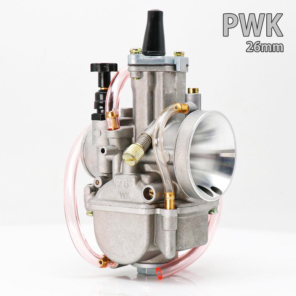 ZSDTRP Universal PWK 21 24 26 28 30 32 34 2T 4T Engine Carburetor Carburador With Power Jet For Koso OKO Keihin 75cc-350cc