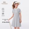 YEEHOO Girls' Cotton Cooling Polo Dress