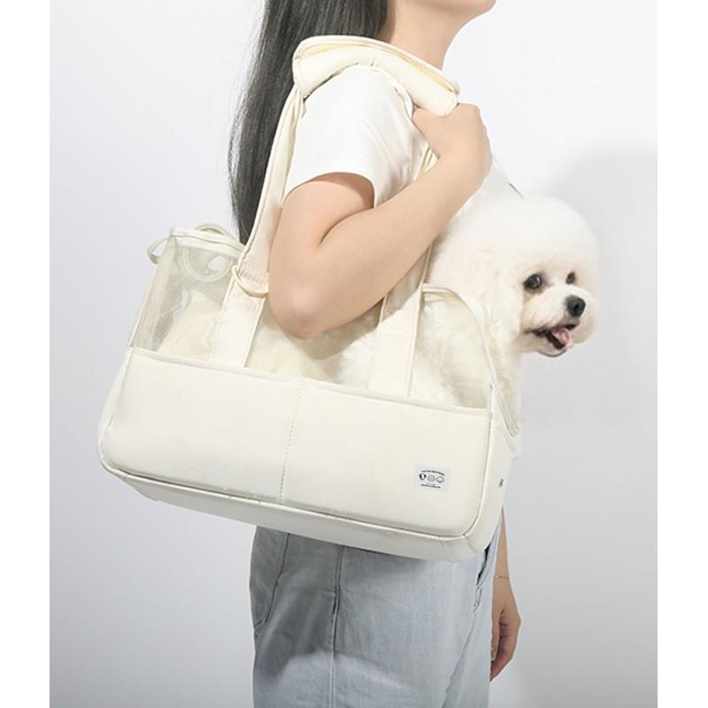 Portable Pet Carrier Bag Small Dogs Cats - Breathable Mesh Handheld Or Crossbody Lightweight Travel Maltese