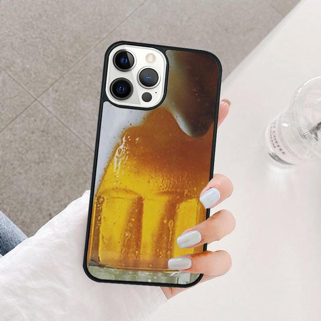 A Glass of Alcohol Beer Phone Case Cover For iPhone 17 Air 15 16 14 13 12 Pro Max 11 Pro Max Plus Coque Shell