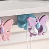 Cable Organizer Butterfly Shape Multi-Purpose Cable Holder Snap-On Design Durable Desktop Cable Management for Data And Headphone Cables