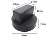 Mercedes-Benz Jack Pads, Set of 2, Jack Attachment, Jack-Up Adapter, Rubber Pads, Protects Vehicle from Scratches
