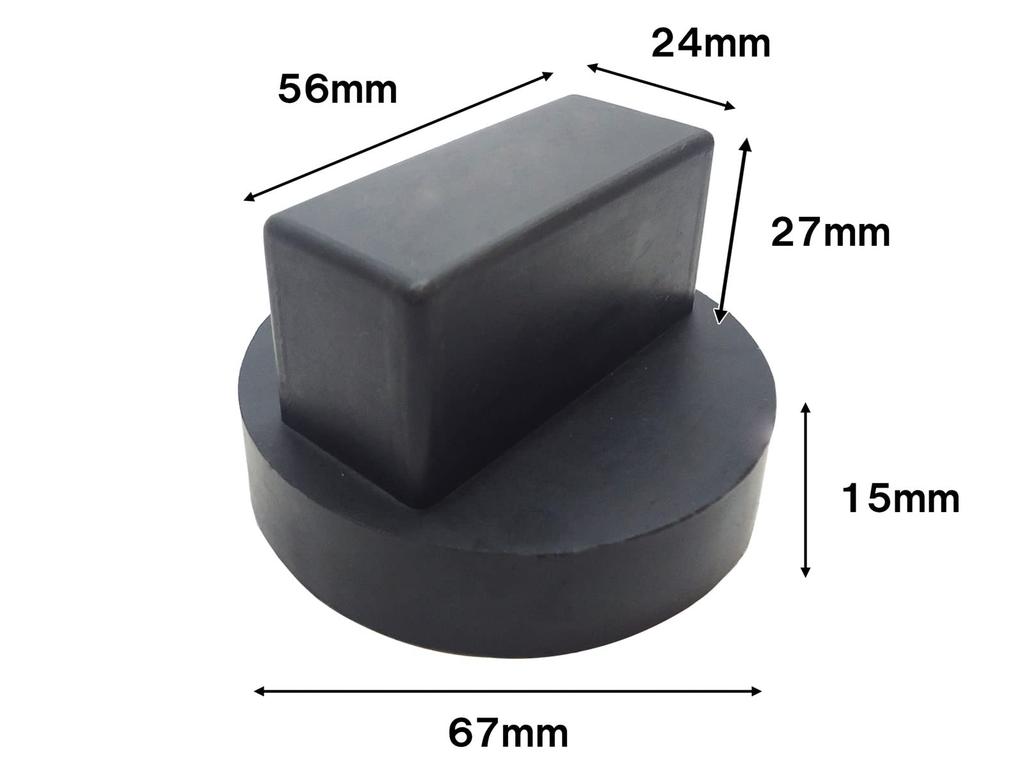 Mercedes-Benz Jack Pads, Set of 2, Jack Attachment, Jack-Up Adapter, Rubber Pads, Protects Vehicle from Scratches