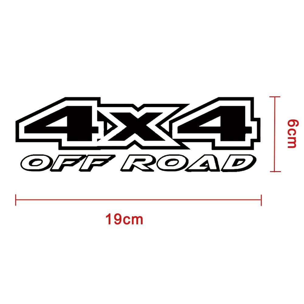 4X4 Off-road Reflexní samolepka Vyřezávané dveře Kufr Nárazník Obtisky SUV pickup Vodotěsné samolepky na auto Exteriér příslušenství