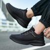 Men's Sneakers Lace-Up Platform Casual Sneakers Man Comfort Lightweight Running Shoes For Men Vintage Style Leather Casual Shoes