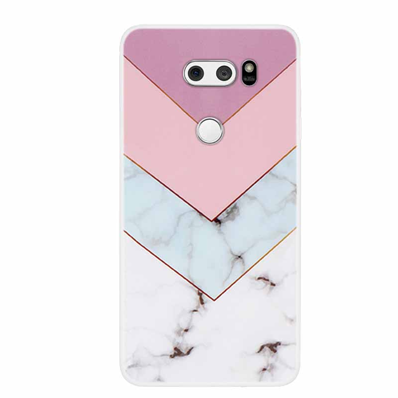 Per custodie LG K50 Q60 Marmo Trasparente Morbido TPU Silicone Cover Protettive per Telefono per LG K12 Prime / K12 Max X6 Custodia Q 60 Bumper Coque