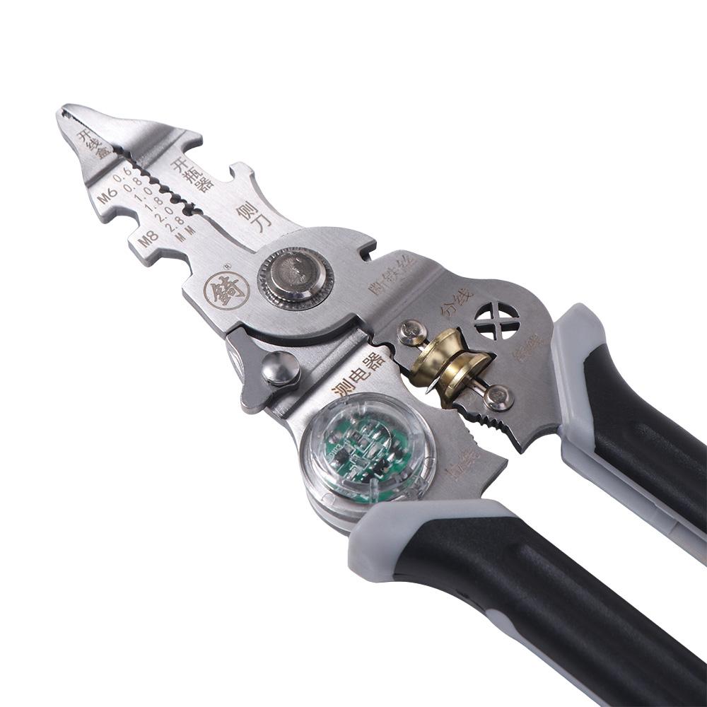 10 In 1 Electricity Measurement Pliers Intelligent Voltage Indicator Wire Stripper  Wire Pulling