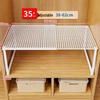 Retractable Wardrobe Shelf Cabinet: Space-Saving Pull-Out Divider & Shoe Rack