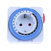 EU/US Plug 24 Hours Timer Socket 15 Minutes Intervals Programmable Timer  Home Appliances