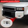For 2024-2026 Toyota Land Cruiser Prado LC250 250 J250 Front Fog Lamp Cover Anti Scratch Protection Exterior Auto Accessories