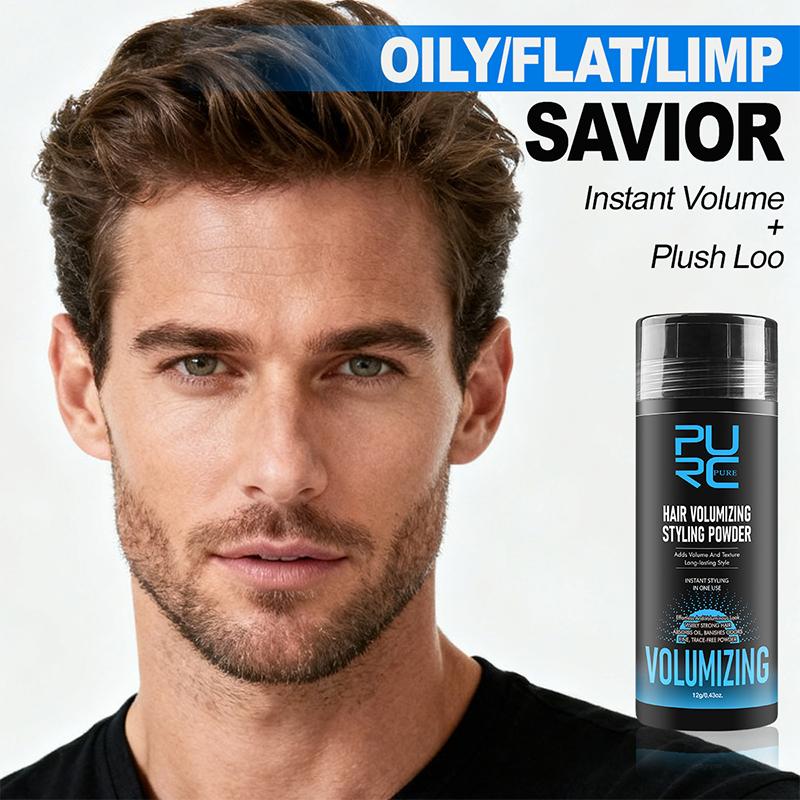 PURC 3 In 1 Hair Volumizing Styling Powder for Men Women Long-Lasting Volume Oil Control Nourish Hair Styling Product Hair Care