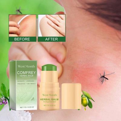 Cool Comfrey Paste Portable Itching Relief Cream Mosquito Repellent Outdoor Portable Anti-itch Cream