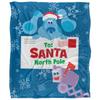 BlueÂ´s Clues To Santa North Pole Silky Letter Supersoft Blanket