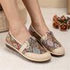 Women's Slip On Flats Retro Ethnic Style Casual Shoes Lightweight Walking Shoes Spring Fashion Single Shoes Comfortable Daily Footwear