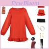 Spy×family Yor Forger Cosplay Costume Dress Set For Halloween Party