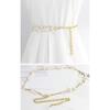 Gespleißter Perlen Damen Gürtel Elegant Vielseitig Elastische Taille Design Mode Perlenbesatz Vielseitig Frühling Sommer