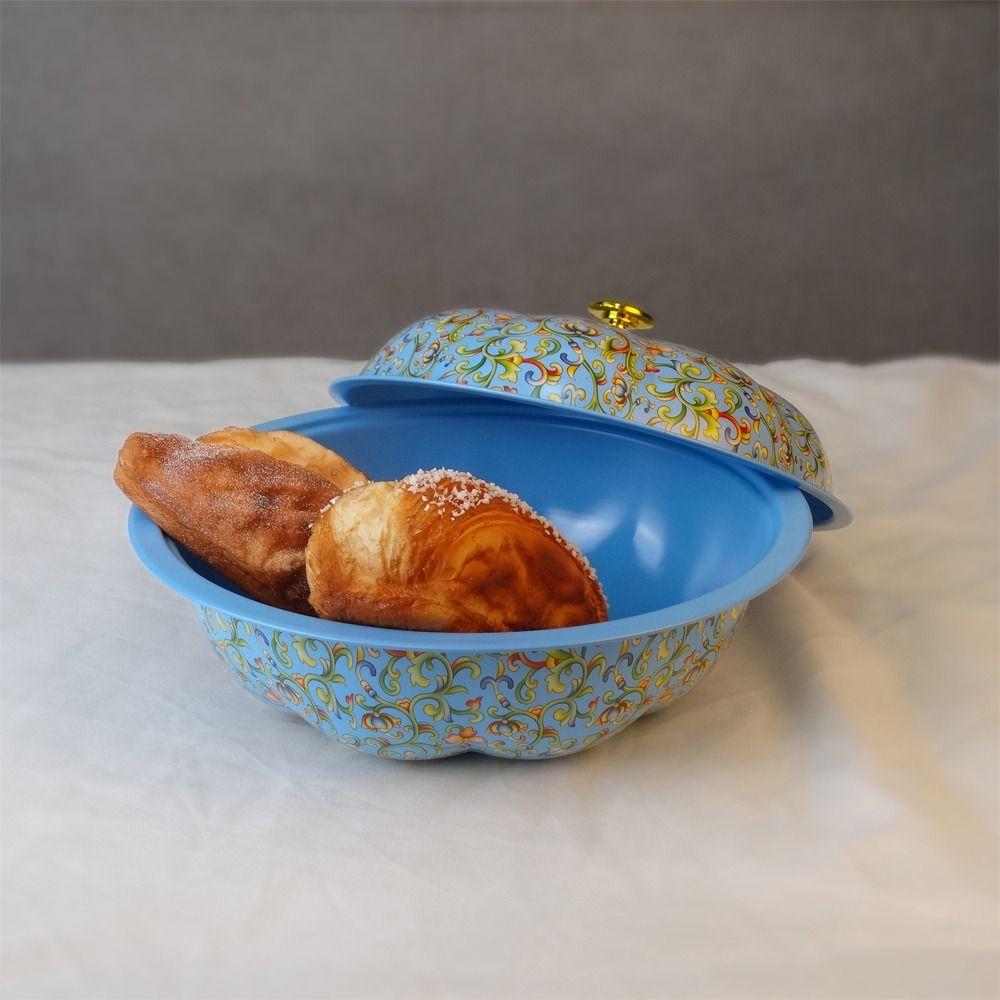 Blumentopf mit großem Fassungsvermögen mit Deckel 30cm Speisetablett Schüssel Becken Für Buffet und Raya-Feiern