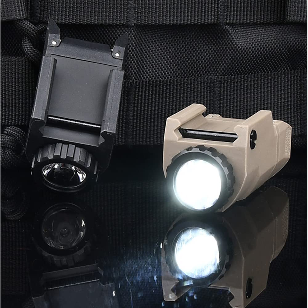 WADSN INFORCE Type APL-C Tactical Weapon Light [Compatible with G17, G18, and G19] with Strobe Function (Black)