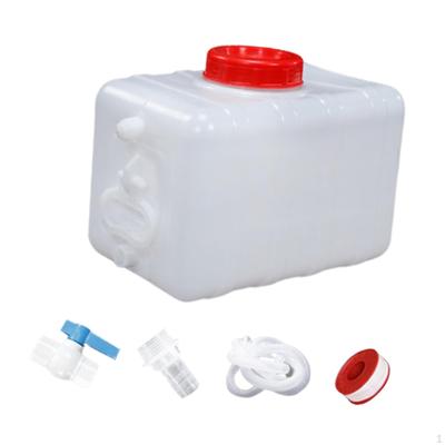 Camp Water Jug, Outdoor Cube Drink Dispenser, Rectangular Barrel of for