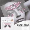 Eco-Friendly Masquerade Acrylic Face Diamond Stickers