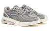 LI NING 1990 Suede Cushioning Slip Resistant Abrasion Resistant Low top Running Shoes Men's Haze Gray ALFR119-2