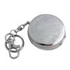 Portable Pocket Ashtray In Metal Engraved Foliage Key Port
