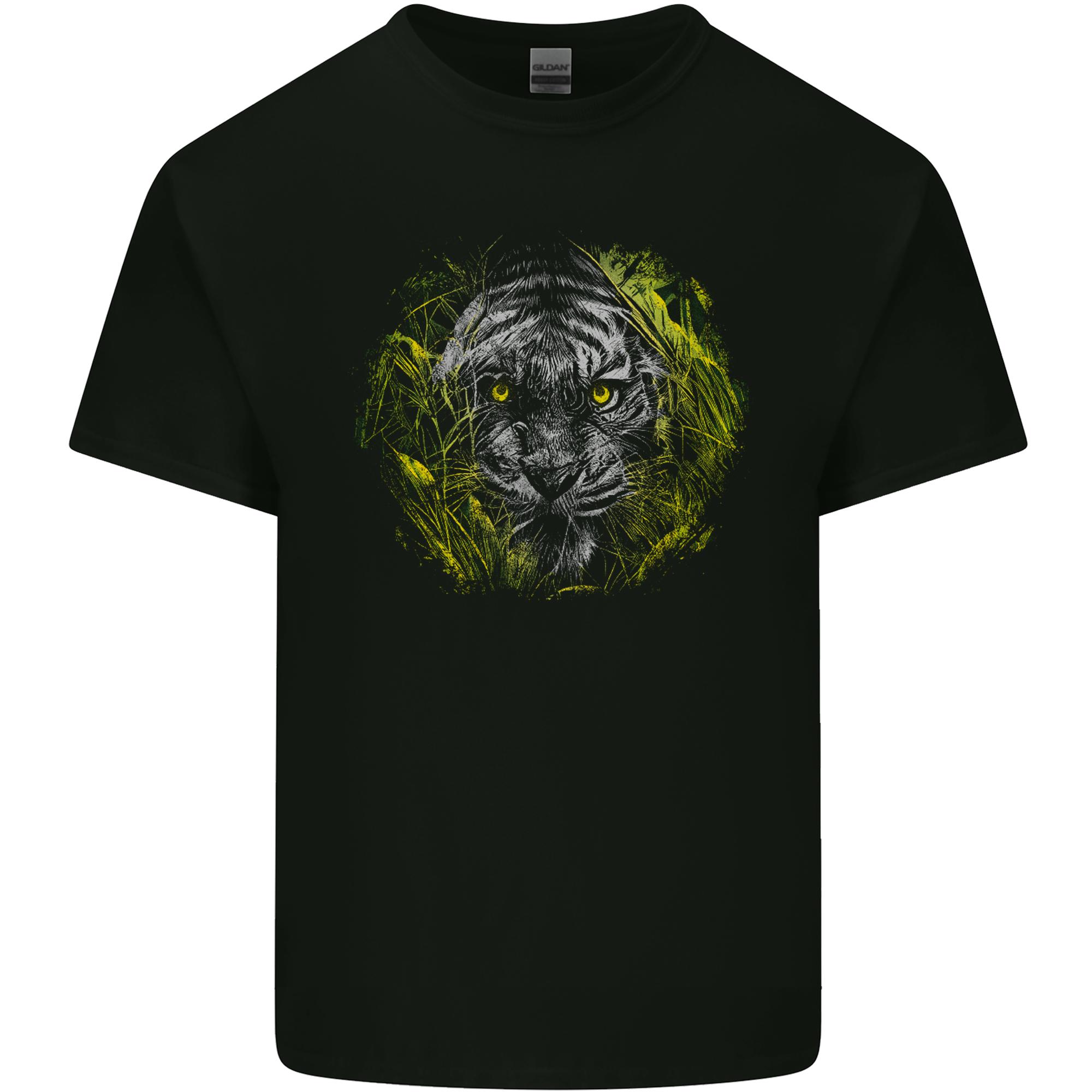 A Tiger in the Grass Unisexs Light Cotton TShirt S