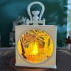 Christmas Tree Christmas Portable Lantern illuminated Christmas Hanging Lamp  Navidad