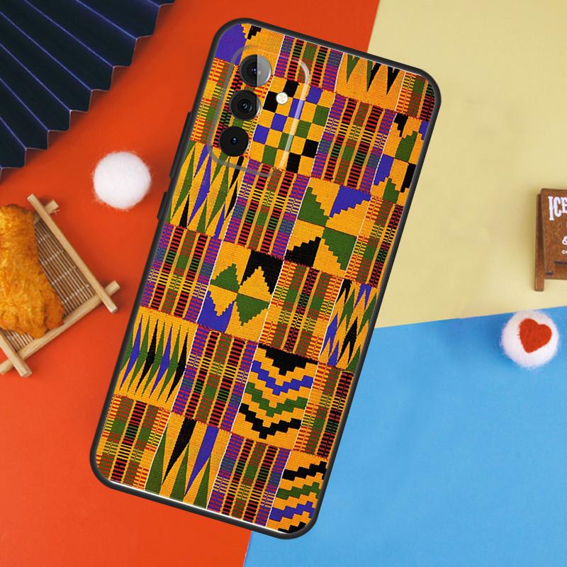 African Style Fabric Print Case For Samsung Galaxy A53 A33 A13 A54 A34 A14 A56 A36 A16 A06 A12 A32 A52 A35 A17 A15 A55