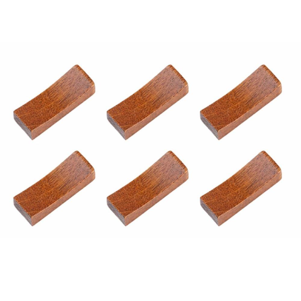 6Pcs Japanese Style Fork Wooden Chopstick Rest Chopstick Holder Kitchen Tableware Chopstick Pillow