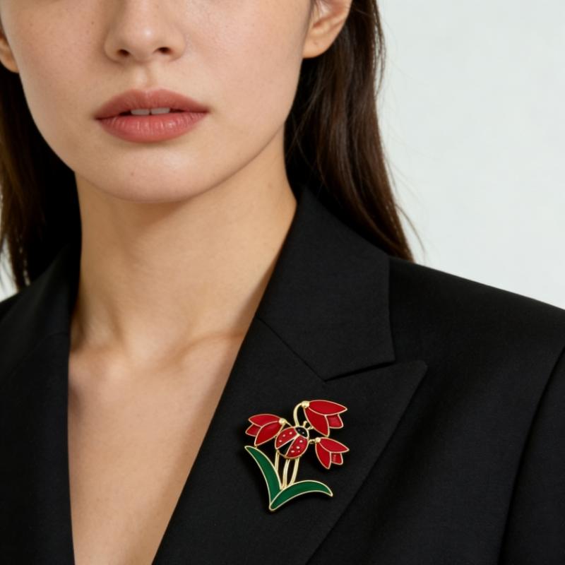 Flower Animal Bee Brooch Shirt Dress Pin Women Clothing Coat Accessries Gifts