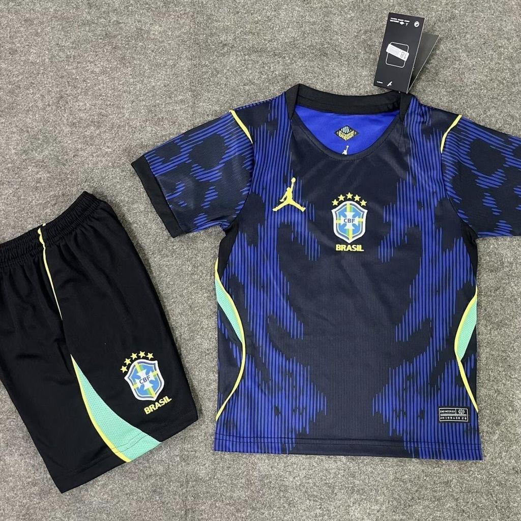 ערכת בית/חוץ ברזיל #26 | חולצות כדורגל תואמות למשפחה