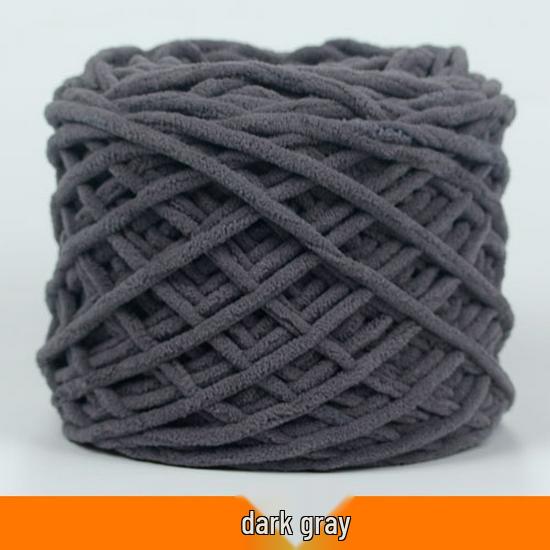 Plush Wool Yarn for Hand-Knitted Crochet Shoes & Slippers