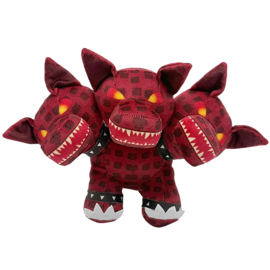 Kawaii Game Steal a Brainrot Cerberus Plushie Stuffed Doll Toys Peripherals Soft Red Monster Cerberus Plush Doll Pillow Room Dec 15cm