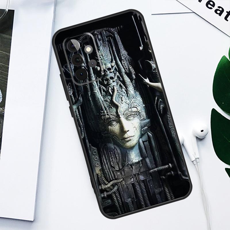 

Hr Giger Li II Case For Samsung Galaxy A34 A54 A14 A13 A23 A33 A53 A12 A22 A32 A52 A51 A71 Phone Cover Samsung A54 5G